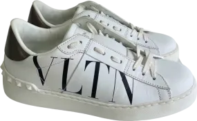 Valentino White VLTN Leather Trainers EU 36 UK 3