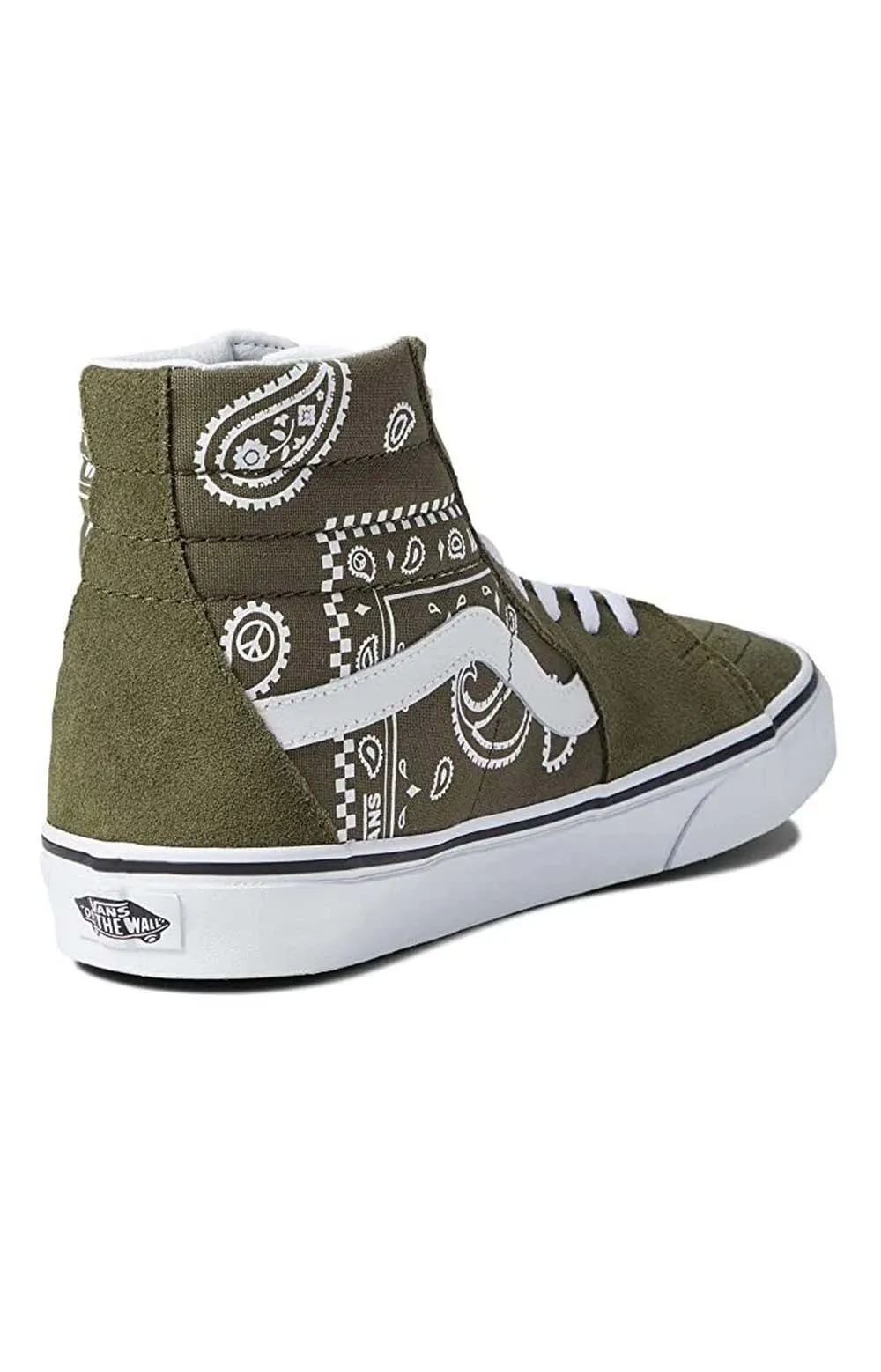 Vans Peace Paisley Sk8-Hi Men's Grape Leaf Shoes JMJB0F