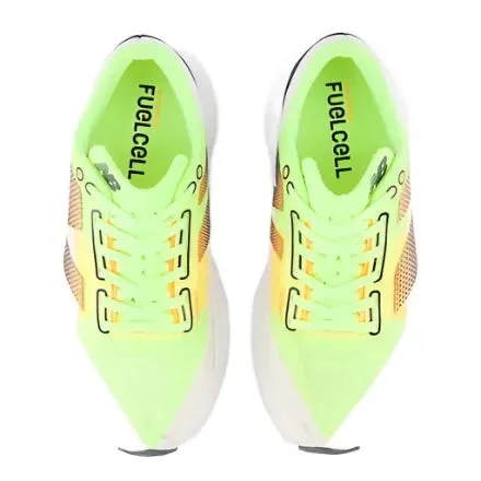 Womens FuelCell Rebel v4 - White/Bleached Lime Glo/Hot Mango