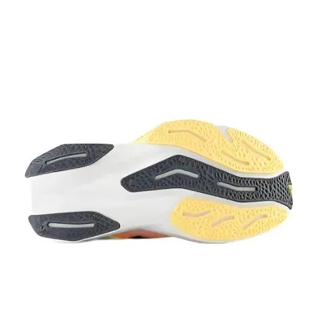 Womens FuelCell Rebel v4 - White/Bleached Lime Glo/Hot Mango