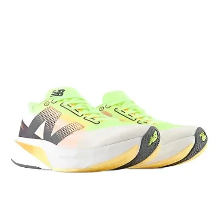 Womens FuelCell Rebel v4 - White/Bleached Lime Glo/Hot Mango